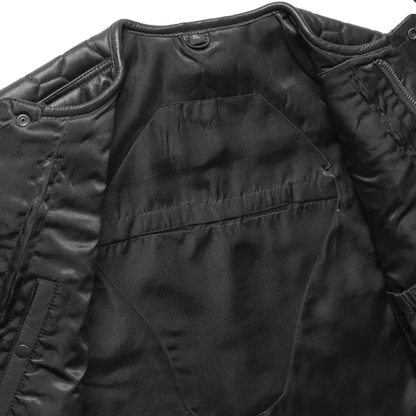 Men's Club Style Leather Vest- Hornet