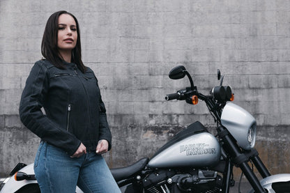 Women's Thunder Denim Riding Jacket- "Jada"
