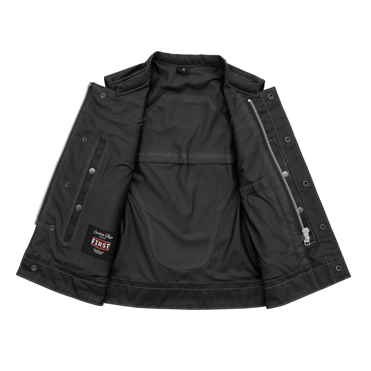 Women's Mesh club style Motorcycle Vest