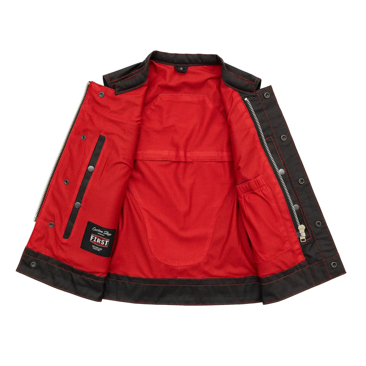 Women's Mesh club style Motorcycle Vest