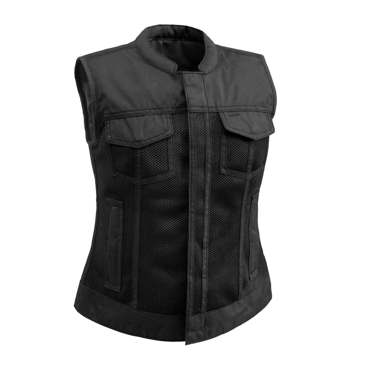 Women's Mesh club style Motorcycle Vest