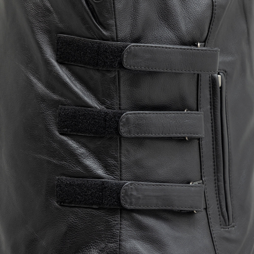 Women's "Katana" Motorcycle Leather Vest