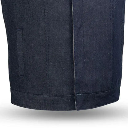 Men's Motorcycle Denim Vest- Kershaw