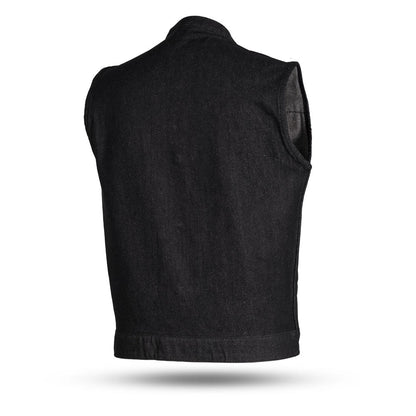 Men's Motorcycle Denim Vest- Kershaw
