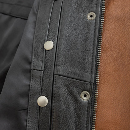 Women's Leather Motorcycle Riding Jacket- "Lella"