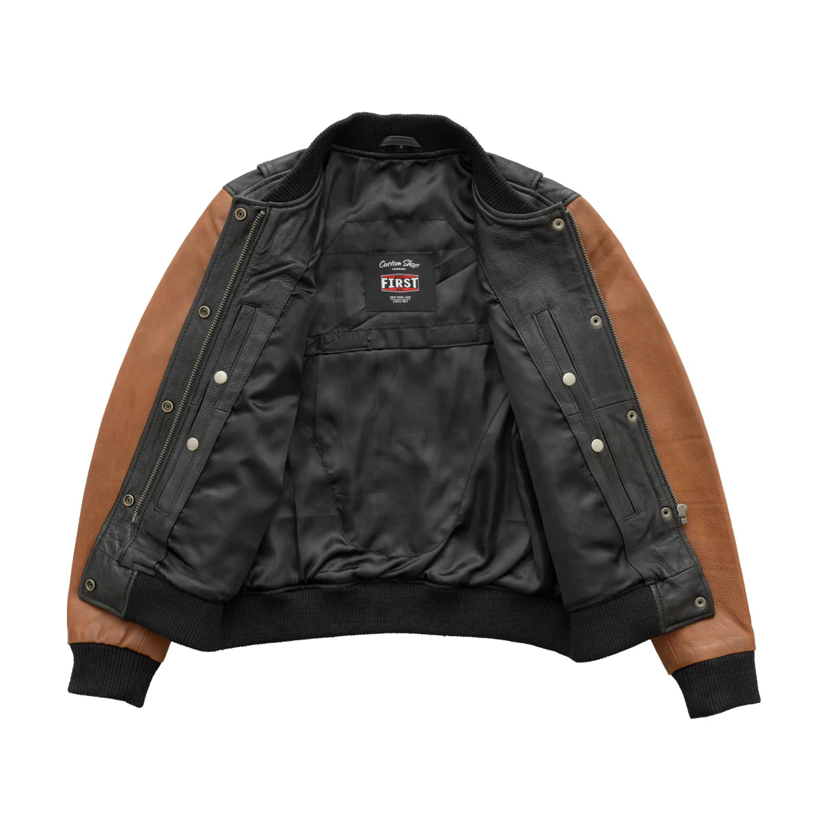 Women's Leather Motorcycle Riding Jacket- "Lella"