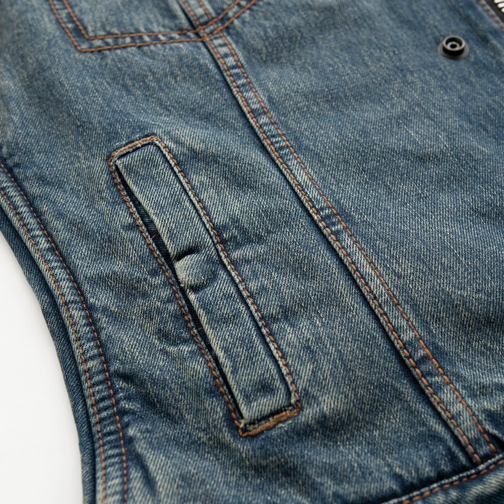 Women's "Lexy" Motorcycle Denim Vest