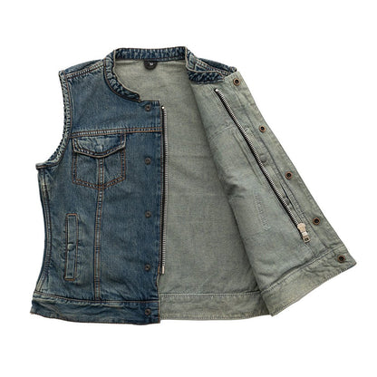 Women's "Lexy" Motorcycle Denim Vest