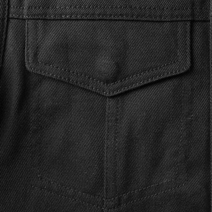 Women's Twill Motorcycle Club Style Vest- "Lexy"