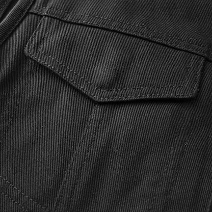 Women's Twill Motorcycle Club Style Vest- "Lexy"