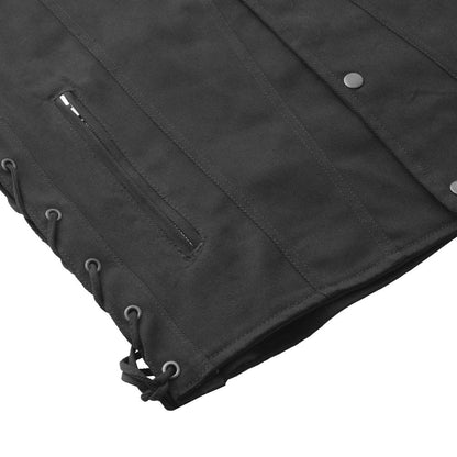 Lone Star Men's Motorcycle Twill Vest