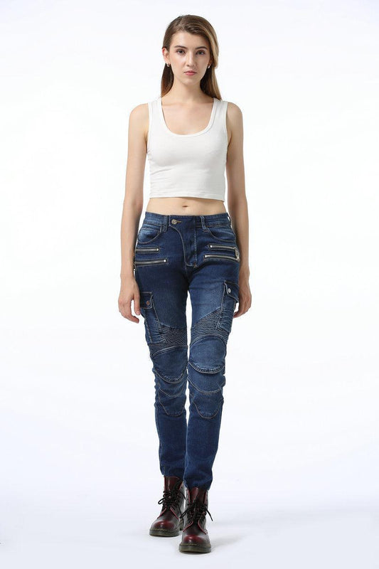 LOONG BIKER™ Motorcycle Jeans for Women