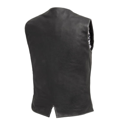Women's "Love Lace" Motorcycle Leather Vest