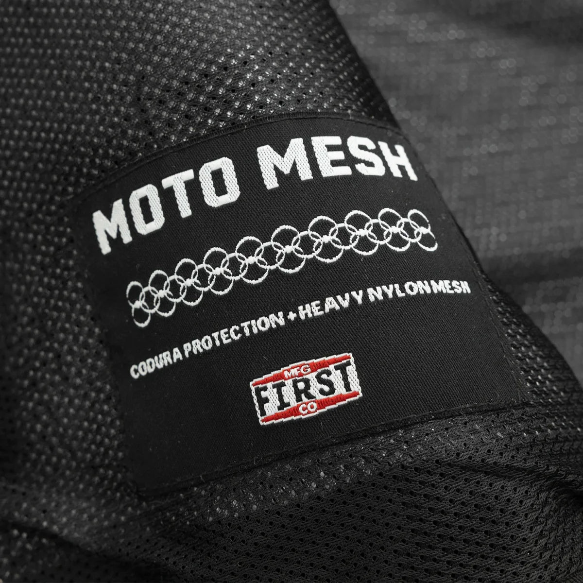 Men's Motorcycle Vest-Lowrider cut in Moto Mesh material