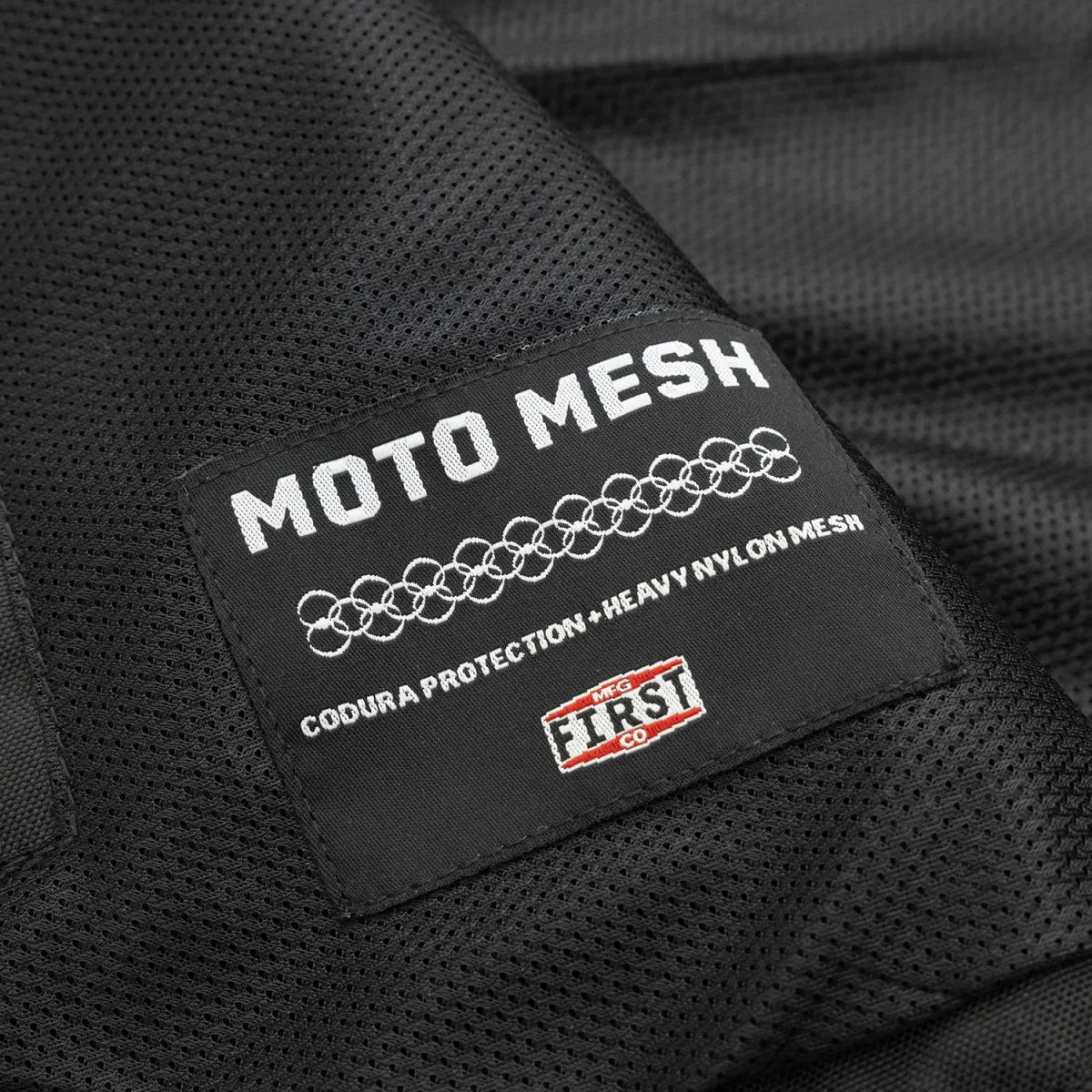 Men's Motorcycle Vest-Lowrider cut in Moto Mesh material