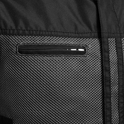 Men's Motorcycle Vest-Lowrider cut in Moto Mesh material