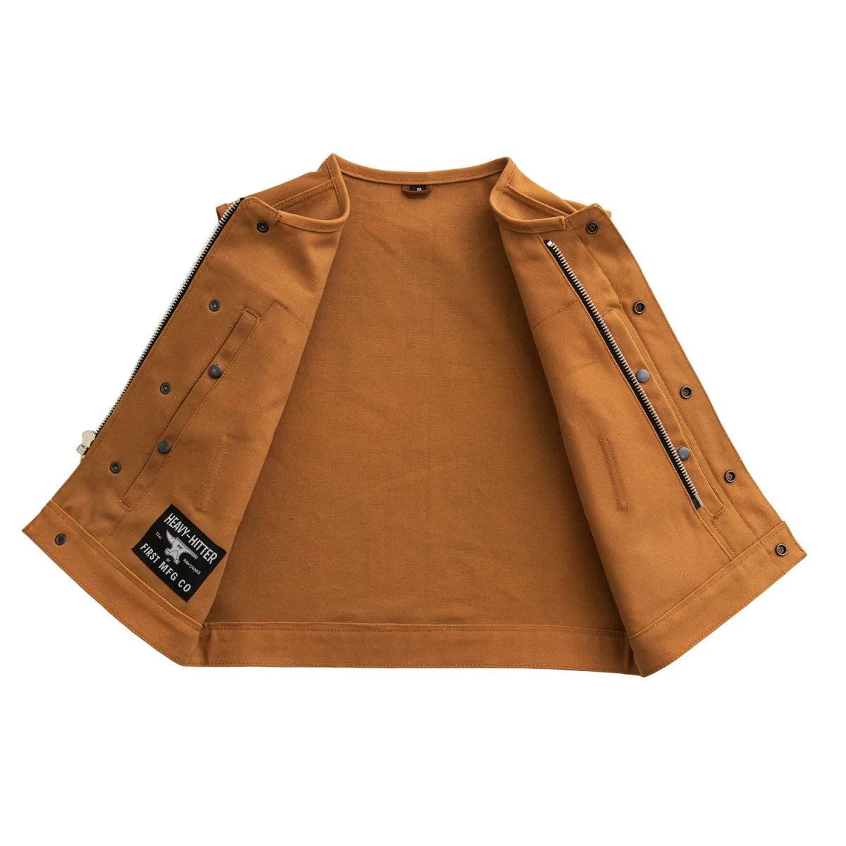 Men's Motorcycle Canvas Vest- "Lowside"