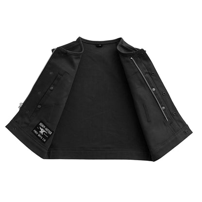 Men's Lowside Motorcycle Vest in twill material.