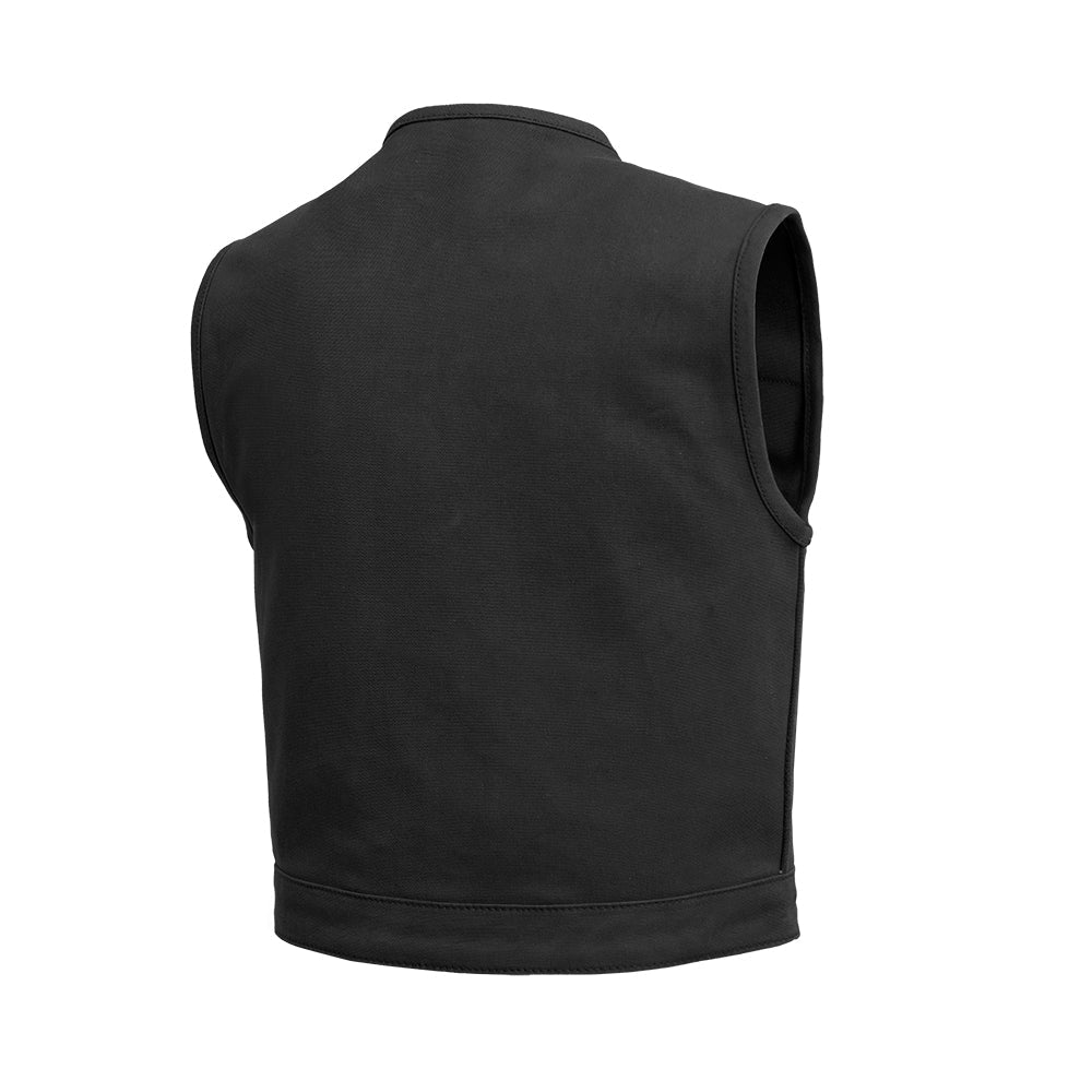 Men's Lowside Motorcycle Vest in twill material.