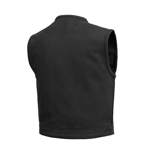 Men's Lowside Motorcycle Vest in twill material.