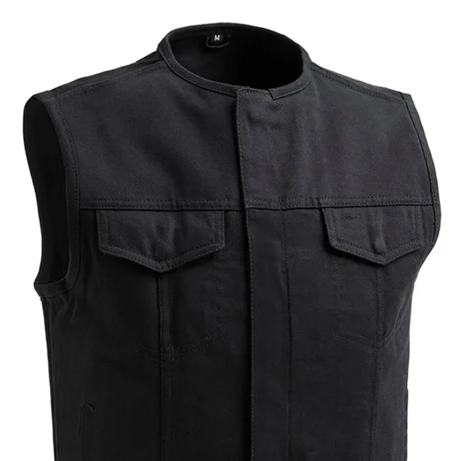 No Limit - Men's Motorcycle Twill Vest
