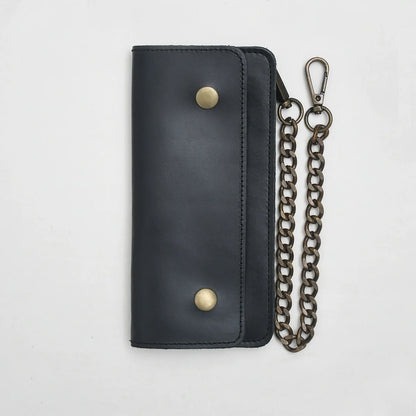 LARGE TRUCKER - Vegetable Tanned Leather Wallet