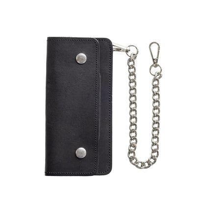 LARGE TRUCKER - Vegetable Tanned Leather Wallet