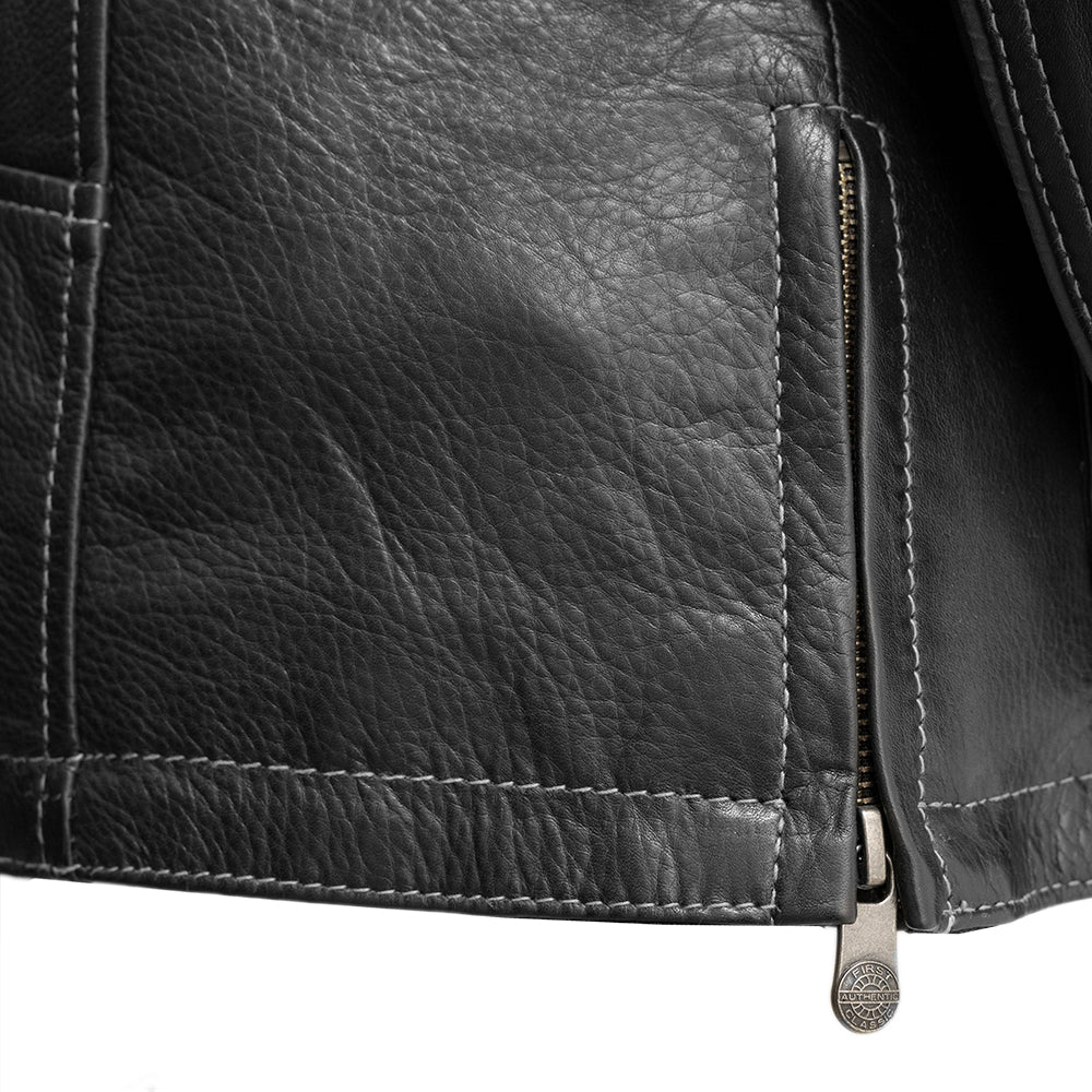 Women's Motorcycle Leather Jacket- "Outlander"