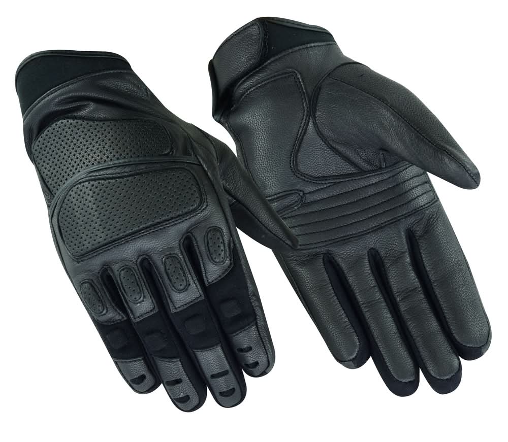 Heavy Duty Leather Sporty Riding Glove