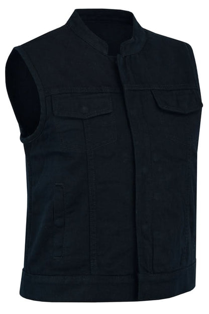 Women's Advance Construction Black Denim Vest