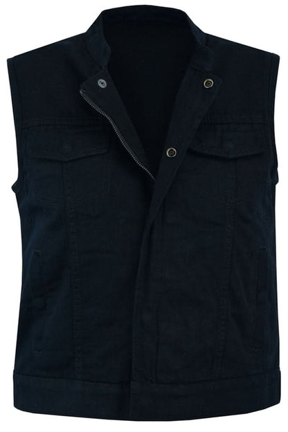 Women's Advance Construction Black Denim Vest
