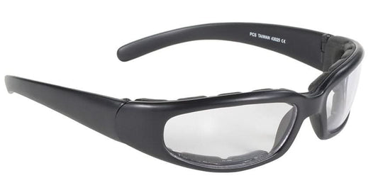 Rally Wrap Padded Black Frame with Clear Lens "43025"