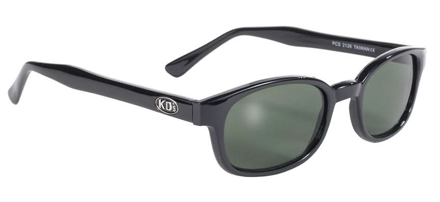 KD's 2126, Black Frame with Dark Green Lens