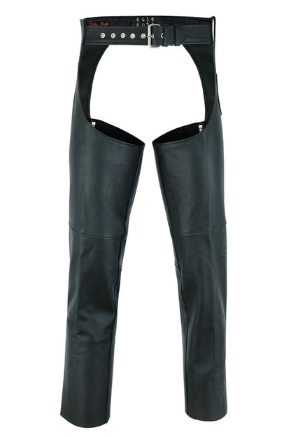 Unisex Basic Coin Pocket Leather Chaps