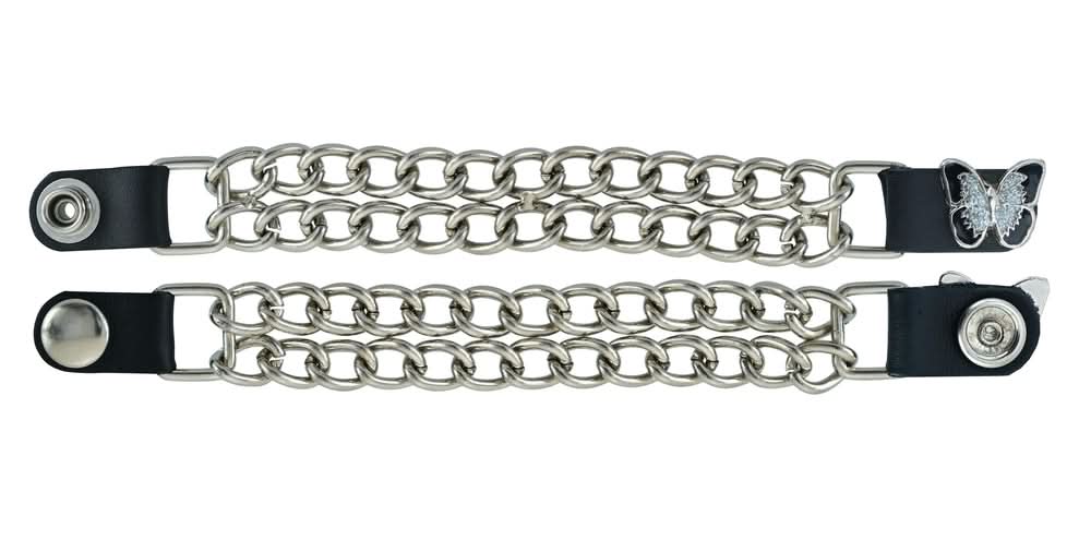 PKV155SD Vest Extender - Butterfly Silver Women's