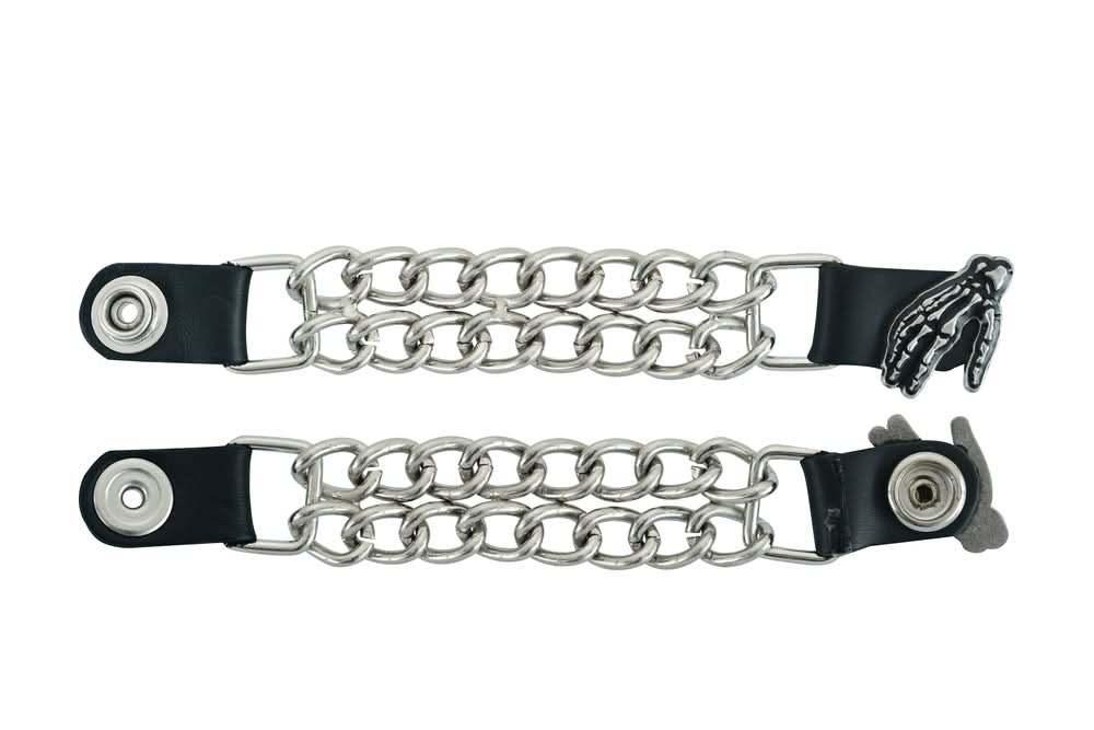 PKV164D Vest Extender - Skeleton Hand Reversable