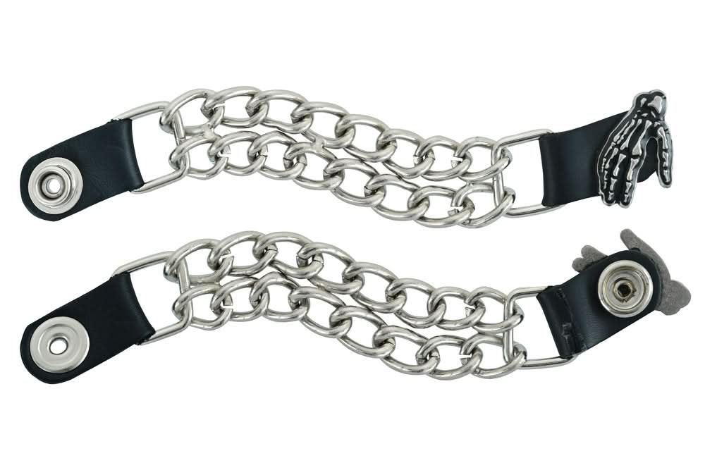 PKV164D Vest Extender - Skeleton Hand Reversable