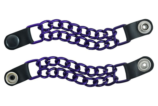 PKVPC1PG Vest EXTENDER POWDER COATED PURPLE GLITTER