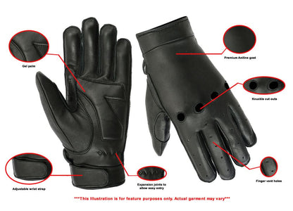 Men's Premium leather Cruiser Glove