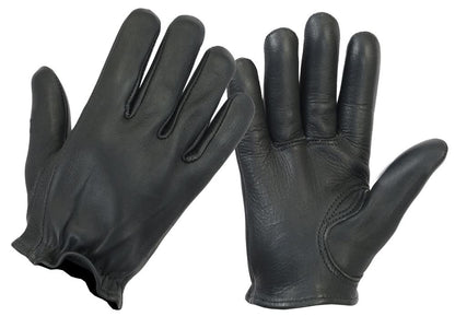Men's Plain Leather Roper Riding Gloves "Highway Hawk"