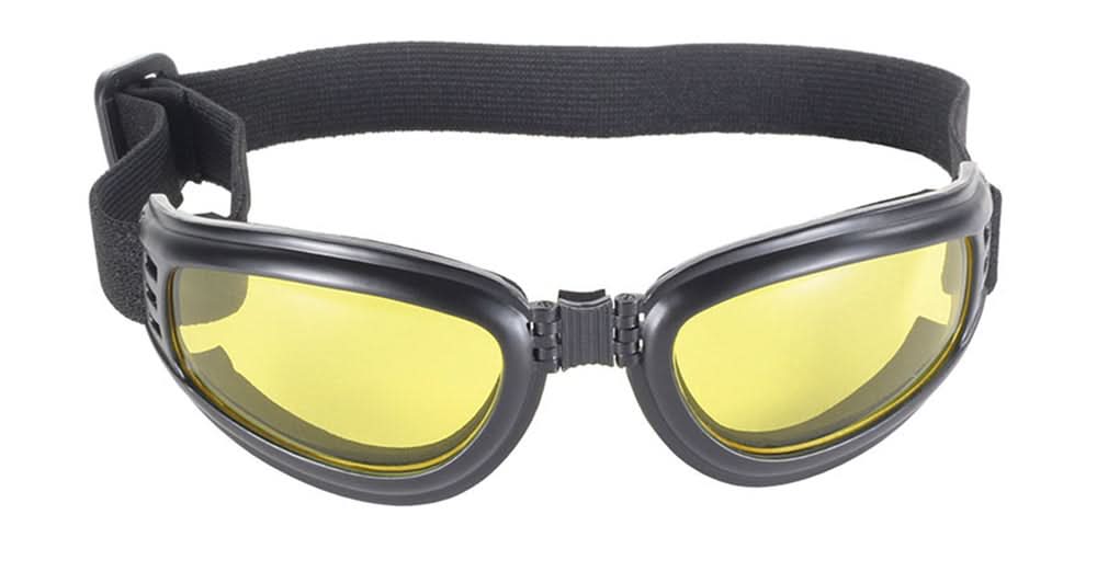 Nomad Goggle, Black Frame with Yellow Lens "45212"