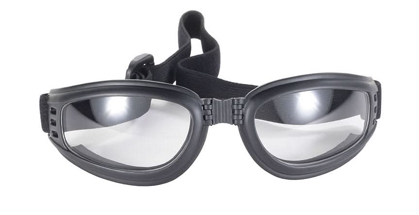 Nomad Goggle, Black Frame with Clear Lens "4525"