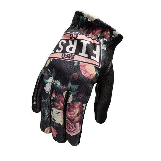 Women's Pink Flower "Clutch" Gloves