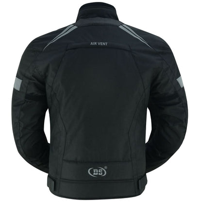 Blackwing Mens Textile Motorcycle Jacket - Black