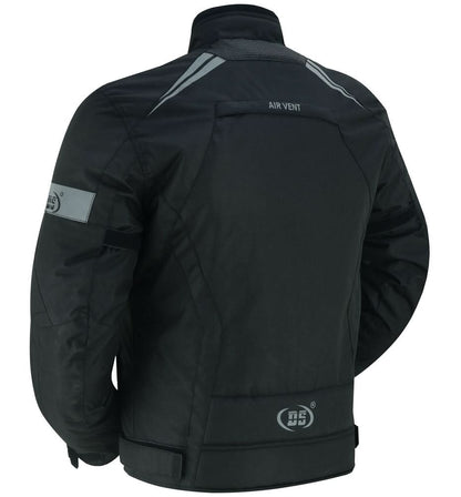 Blackwing Mens Textile Motorcycle Jacket - Black
