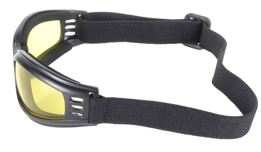Nomad Goggle, Black Frame with Yellow Lens "45212"