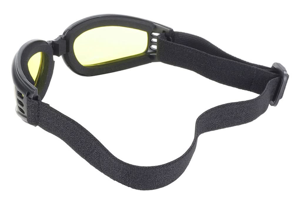Nomad Goggle, Black Frame with Yellow Lens "45212"