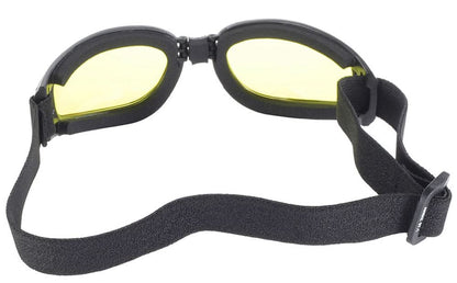 Nomad Goggle, Black Frame with Yellow Lens "45212"