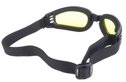 Nomad Goggle, Black Frame with Yellow Lens "45212"