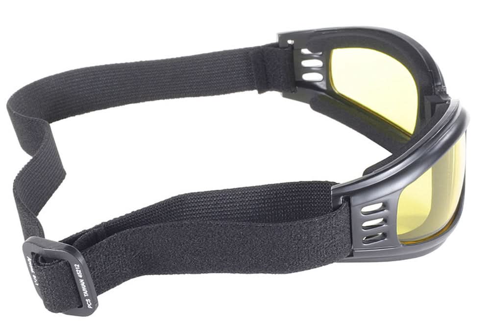 Nomad Goggle, Black Frame with Yellow Lens "45212"